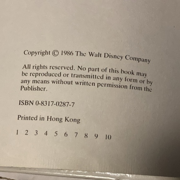 WALT DISNEY ALICE IN WONDERLAND HARDCOVER BOOK PRINTED HONG KONG 1986 - Picture 4 of 5